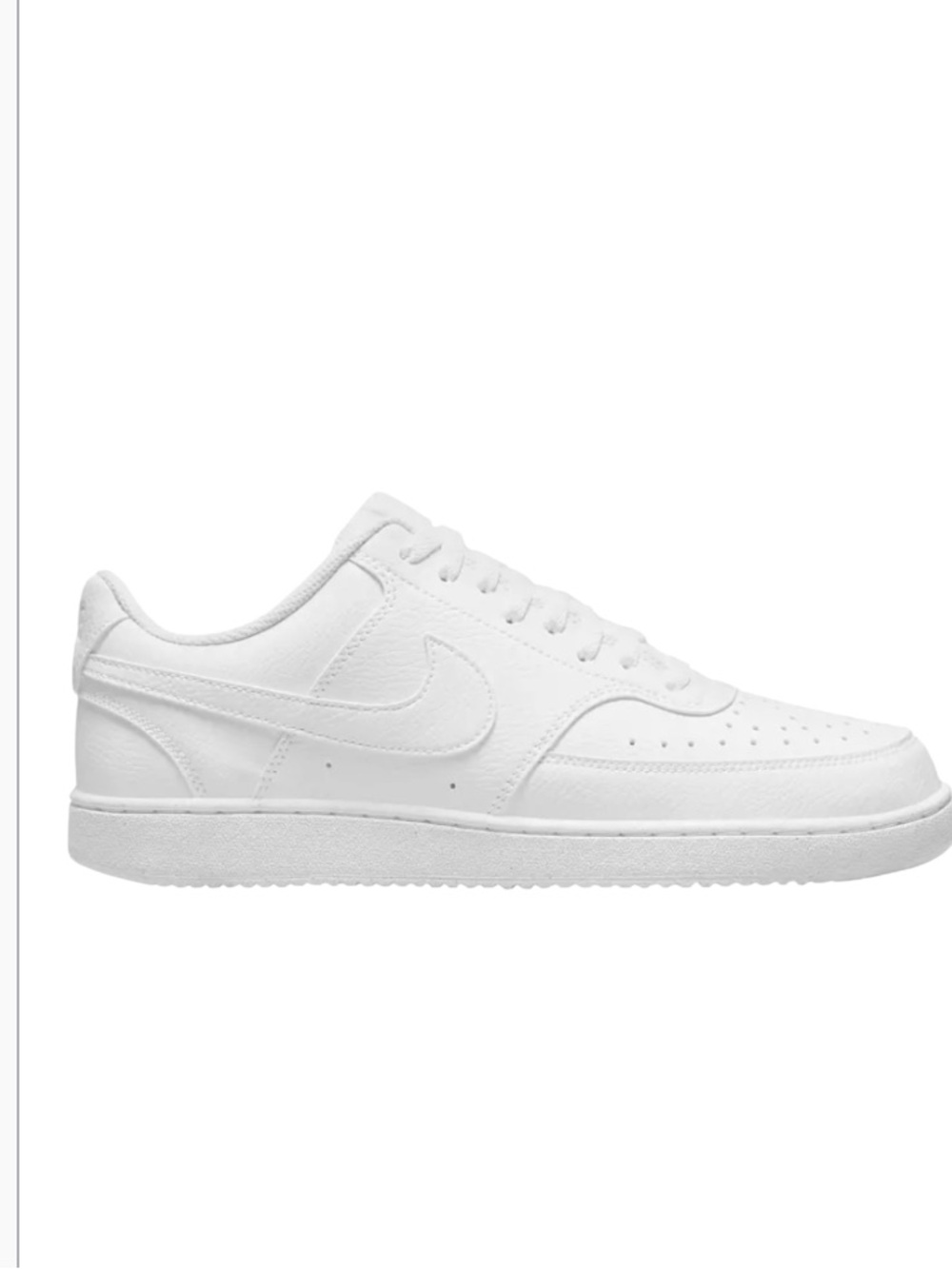 Nike Court Vision Next Nature Men's Low-Top Shoes, White, Size 14, excellent con